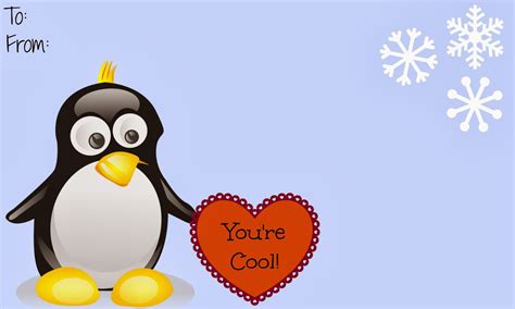 It's a Princess Thing: Free Printable Penguin Valentines