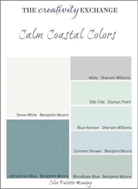 i love Benjamin Moore paint | Coastal paint colors, Paint colors for home, Calming paint colors