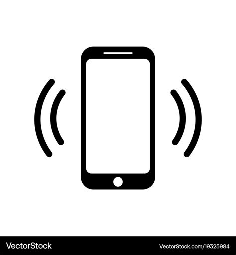 Ringing smartphone icon mobile phone call icon Vector Image