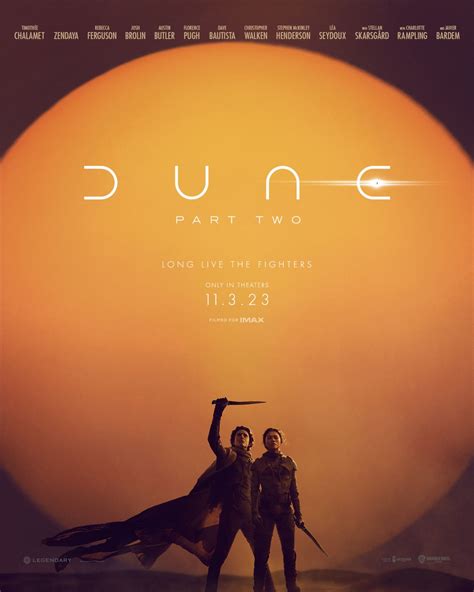 Zendaya - "Dune: Part Two" (2023) Poster • CelebMafia