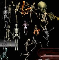 Skeleton trumpet GIF - Conseguir o melhor gif em GIFER