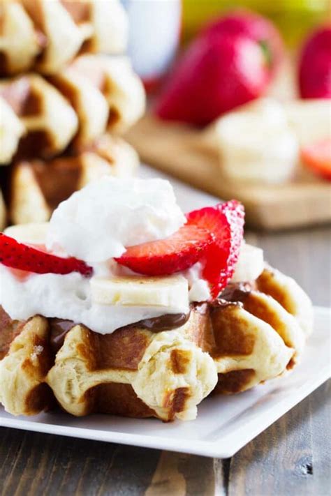 Liege Waffles Recipe From Scratch - Taste and Tell