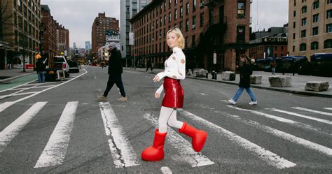 take style cues from astroboy with MSCHF's 'big red boots'