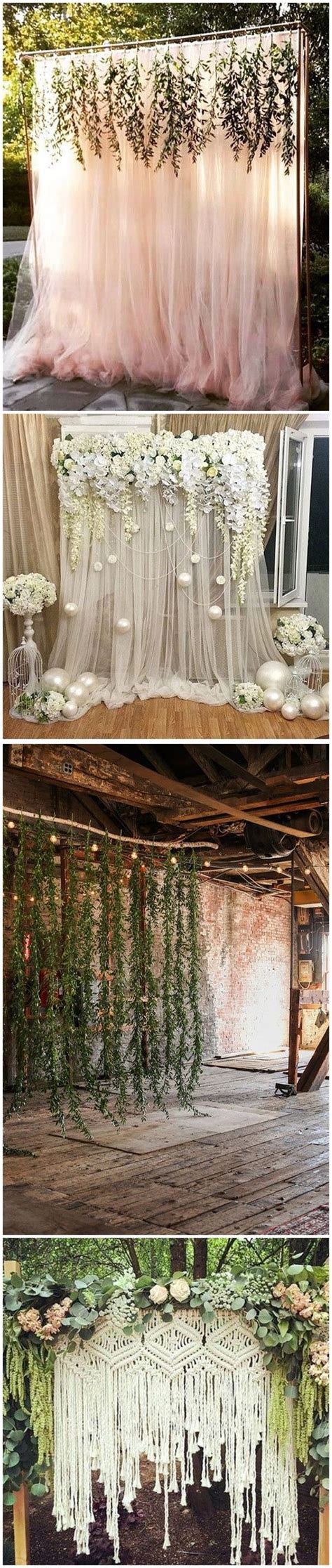 Rustic Weddings » 30 Unique and Breathtaking Wedding Backdrop Ideas » ️ More: http://www ...