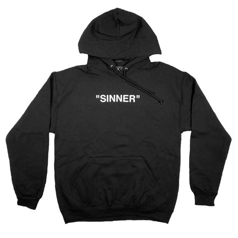 Sinner | Forgiven "Minimalist" Black Hoodie – CXXII Apparel