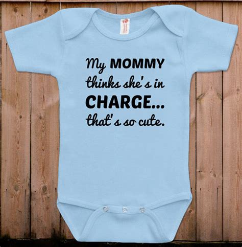 Funny baby clothes newborn baby clothes mommy thinks she's | Etsy