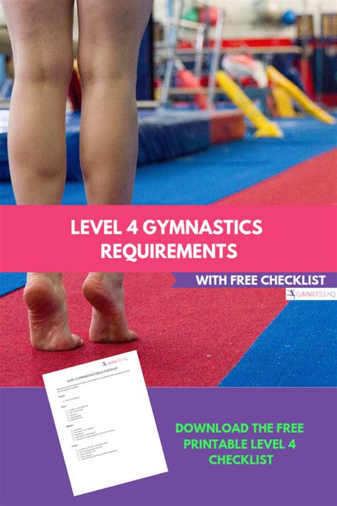 Level 4 Gymnastics Requirements | Gymnastics skills, Gymnastics ...