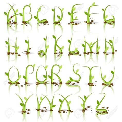 Image result for nature font alphabet | Hand lettering alphabet, Typography alphabet, Nature font