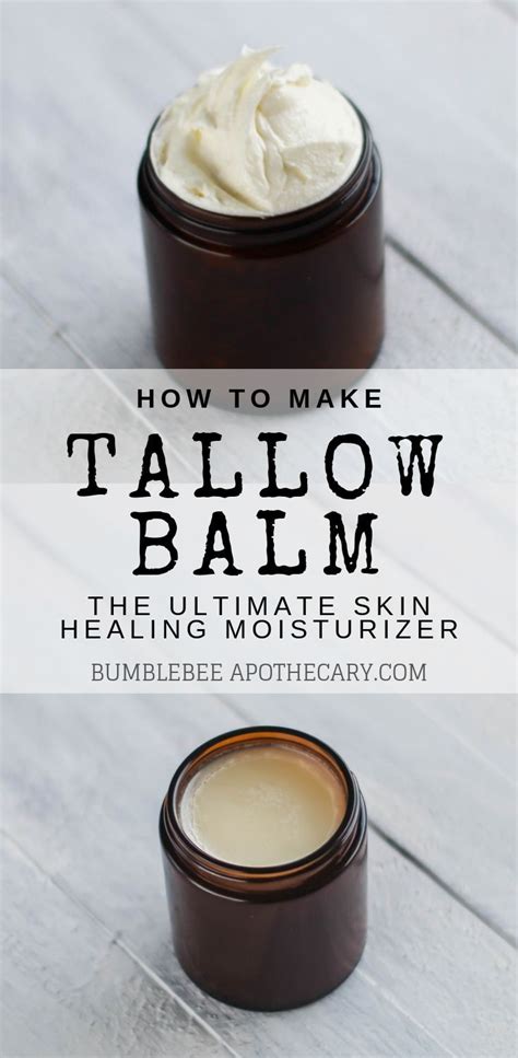 How to Make Tallow Balm | Recipe | Skin care recipes, Healing ...