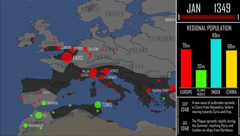 Black Death Map Of Europe - United States Map