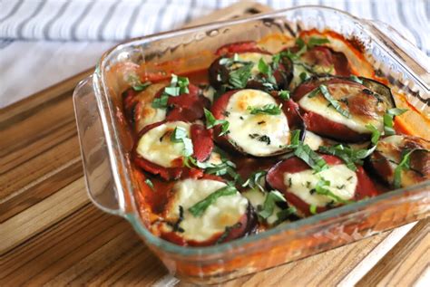 Eggplant Mozzarella Casserole | She Wants To Be Good