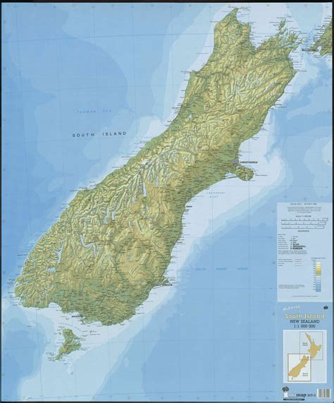 Large Detailed South Island New Zealand Map - vrogue.co