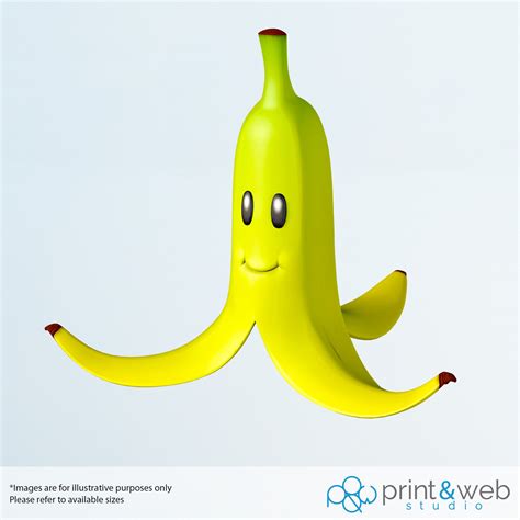 Banana Peel Mario Kart 8 Wall Sticker Decal Bedroom Vinyl Kids - Etsy UK