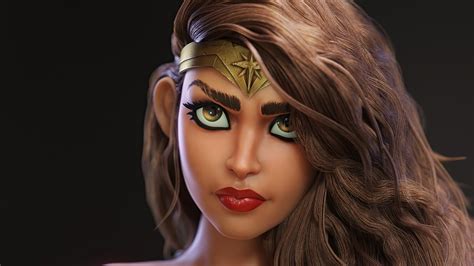 Wonder Woman Closeup Fanart 4k Wallpaper,HD Superheroes Wallpapers,4k Wallpapers,Images ...