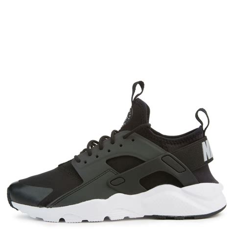 Nike Air Huarache Run Ultra Black/wolf Grey/white | Huarache run, Nike air huarache ultra, Air ...