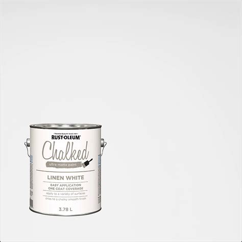 Rust-Oleum Chalked Ultra Matte Paint In Linen White, 3.7 L | The Home Depot Canada