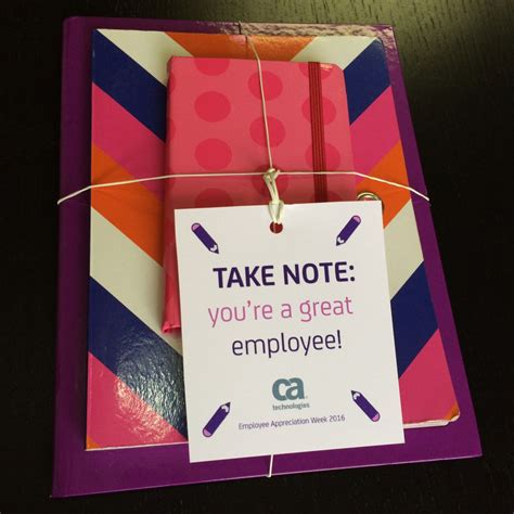 Notebooks How To: 6 Easy Gift Ideas for Employee Appreciation Week | Employee appreciation gifts ...