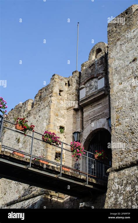 Castle in Agropoli, Italy Stock Photo - Alamy