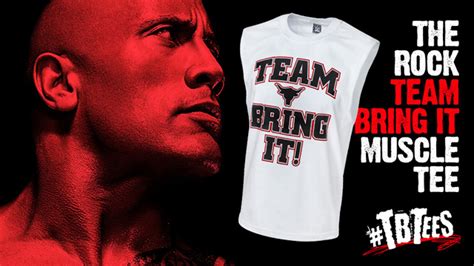 The Rock Team Bring It Retro WWE Muscle Tee | FighterXFashion.com