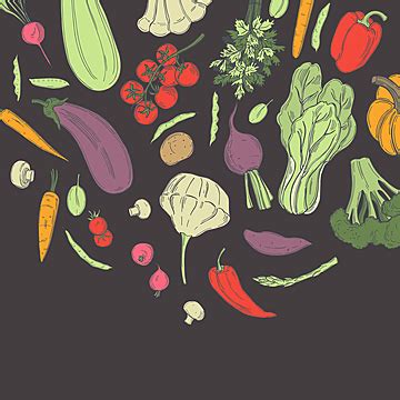 Vegetable Hand Drawn Vector Hd Images, Hand Drawn Vegetables Vegetable Garden, Soup, Cooking ...
