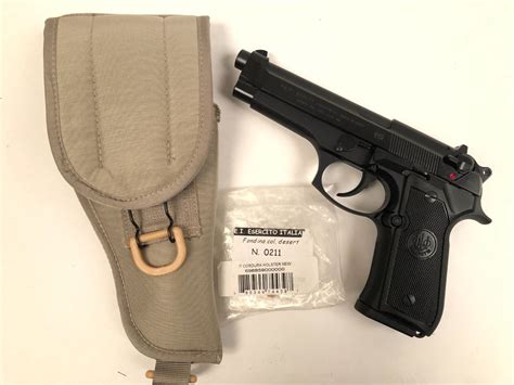 Beretta Model 92 M9 Holster. Green Web Italian Military Issue Original ...