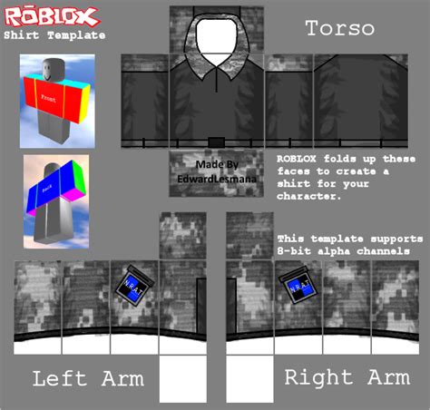 Military Shirt Template Roblox