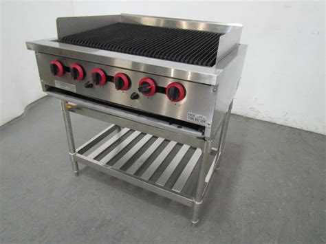 Used commercial CHAR GRILL - GASMAX - QR-36 Australia wide