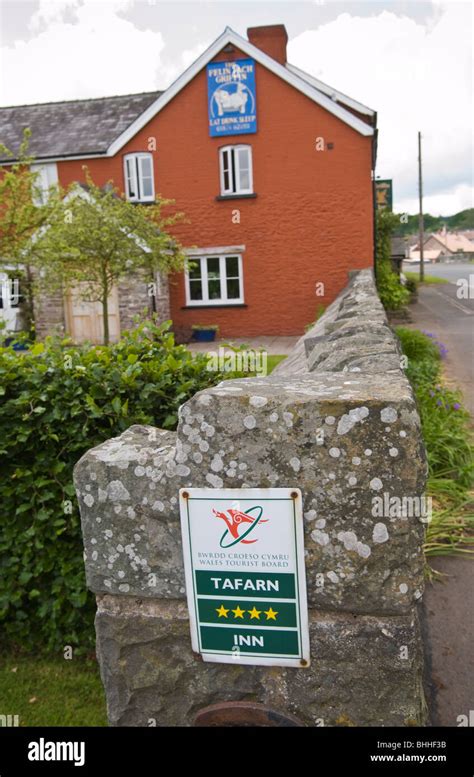 Exterior of The Felin Fach Griffin restaurant, near Brecon, Powys, Wales, UK Stock Photo - Alamy