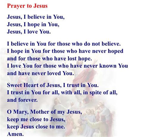 Prayer to jesus | Bible verses quotes inspirational, Jesus prayer ...