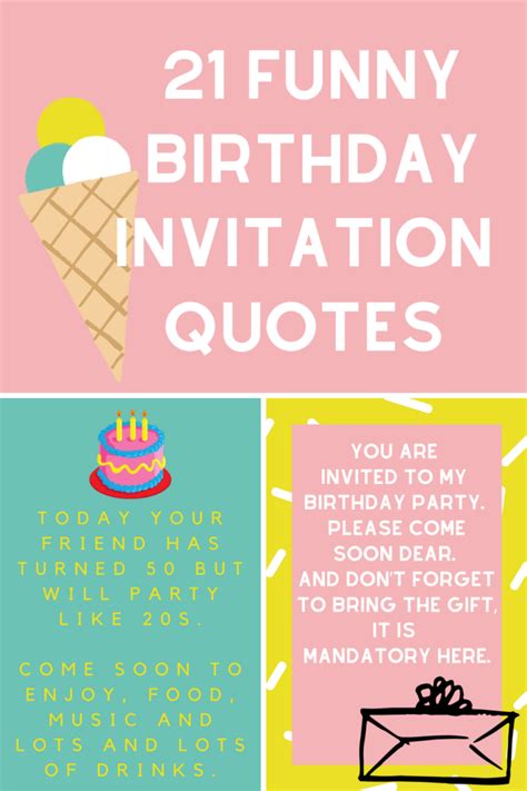 21 Funny Birthday Invitation Quotes - darling quote