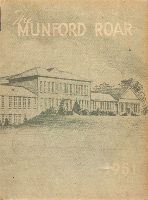 1951 yearbook from Munford High School from Munford, Alabama for sale