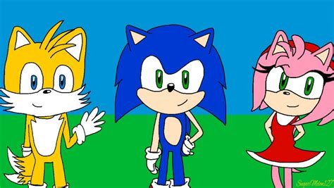 Sonic, Tails and Amy Rose by SugarMelon127 on DeviantArt