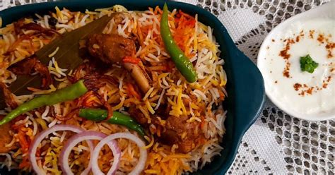 Mutton Biryani With Raita Recipe by Naheed Alam - Cookpad