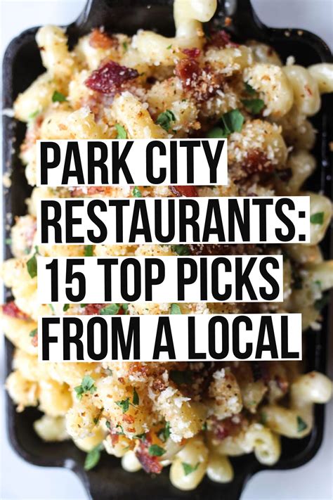 Park City Restaurants: 15 Top Picks from a Local (2021) | Park city restaurants, Park city utah ...