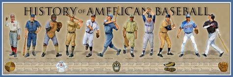 History of American Baseball Print - Steubenville Press