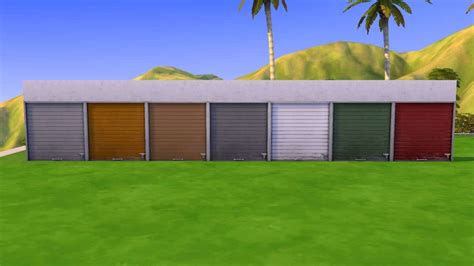 Functional Garage Doors Mod for The Sims 4