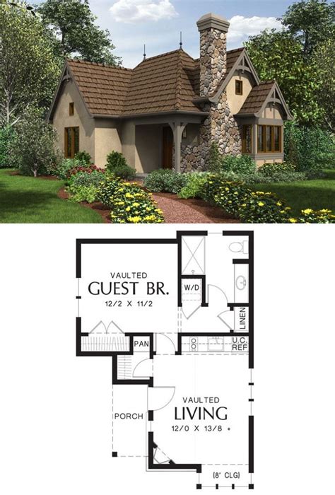 27 Adorable Free Tiny House Floor Plans | Cottage floor plans, Cottage house plans, Tiny house ...