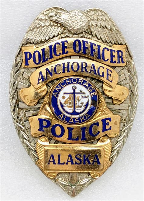 Nice Duty Worn ca Late 1970s Anchorage AK Police Officer Badge #235 ...