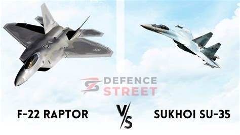 F-22 Raptor Vs. Sukhoi SU-35 Comparison, BVR & Dogfight - Defence Street
