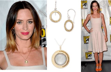 Celeb Fashion: Emily Blunt in Anna Beck Jewelry! - Beautelicious