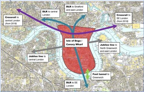 Greenwich Foot Tunnel Map - ToursMaps.com