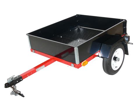 Small Box Trailer, Lightweight Box Trailer, Compact Camping Trailer, Motorbike Camper Trailer, 830TA