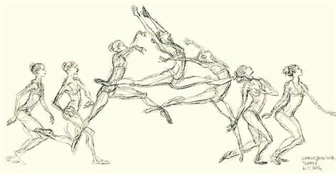 Quick sketches of grand jeté #gesture #drawing #ballet #quicksketch # ...