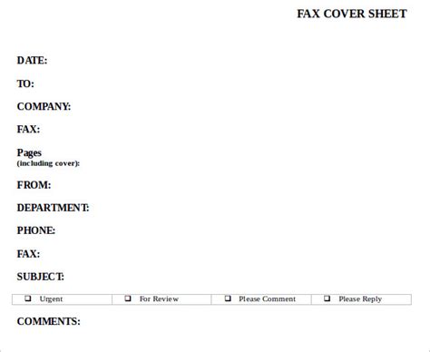 FREE 13+ Sample Confidential Fax Cover Sheets in PDF | MS Word