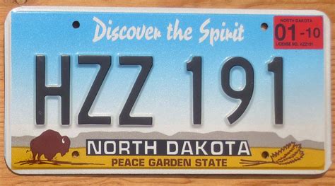 2010 North Dakota exc+ NICE PLATE | Automobile License Plate Store: Collectible License Plates ...