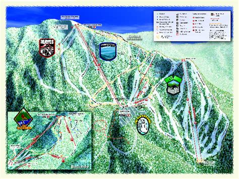 Sierra-at-Tahoe Ski Trail Map - California United States • mappery