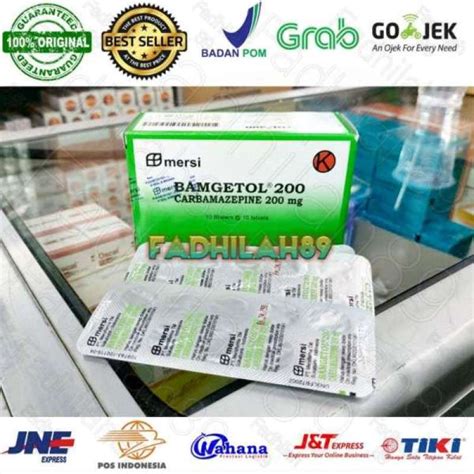 Jual Bamgetol Carbamazepine 200 Mg Strip (10 Tablet) Original Di Seller Ariel Farma - Pal Meriam ...