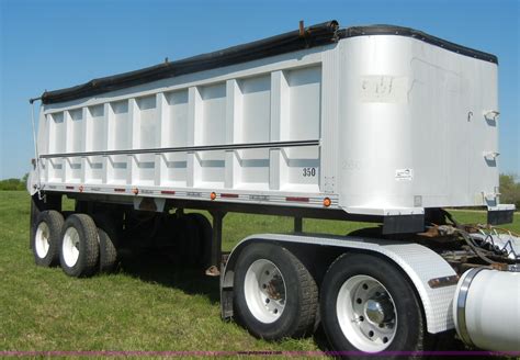 1993 CMC 26' aluminum end dump semi trailer in Parker, KS | Item C4325 ...