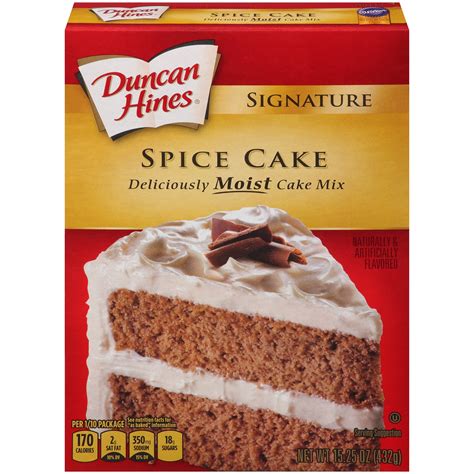 Duncan Hines SIGNATURE LAYER CAKE MIX Spice Cake 15.25 Oz - Walmart.com