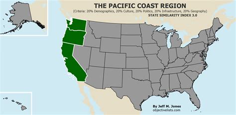 Typical Characteristics of the Pacific Coast Region - OBJECTIVE LISTS